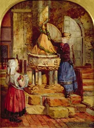 Dekoration des alten Taufbeckens, 1871